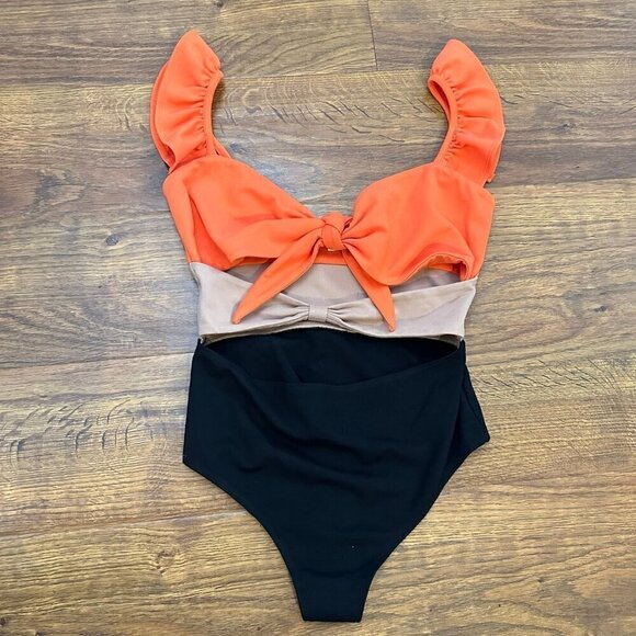 LPA double knot colorblock bodysuit - Picture 1 of 8